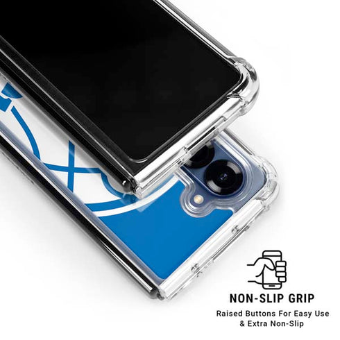 NBA Philadelphia 76ers Large Logo Galaxy Z Fold6 Clear Case