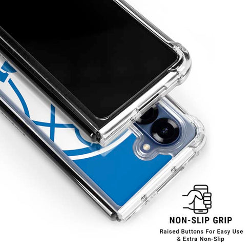 NBA Philadelphia 76ers Large Logo Galaxy Z Fold7 Clear Case