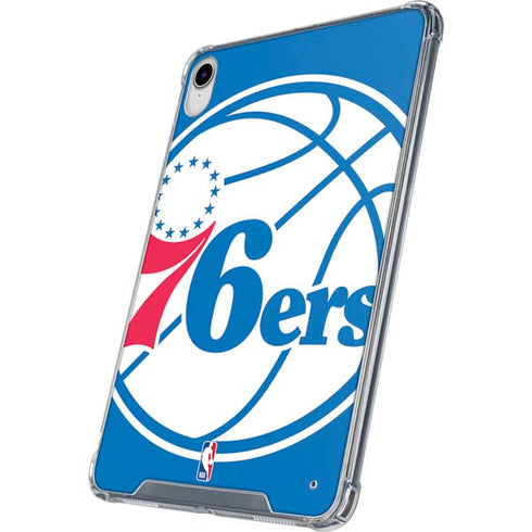 NBA Philadelphia 76ers Large Logo iPad 11th Gen (2025) Clear Case