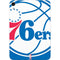 NBA Philadelphia 76ers Large Logo Apple iPad Mini Skin
