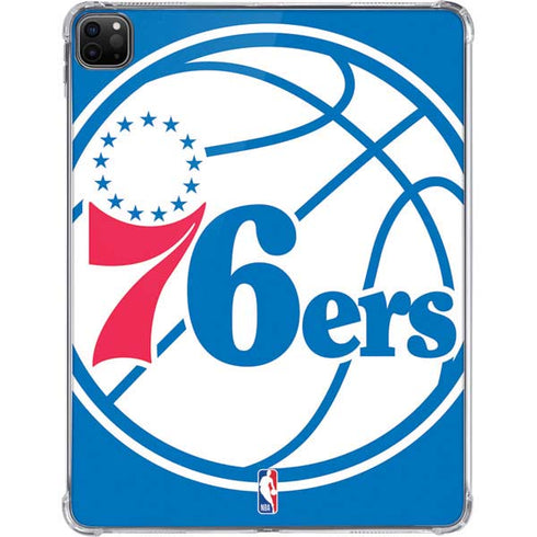 NBA Philadelphia 76ers Large Logo iPad Pro 11in (2024) Clear Case