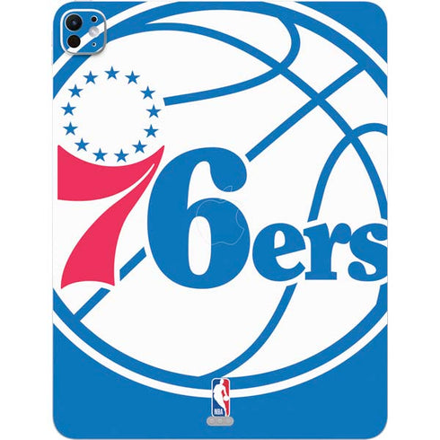 NBA Philadelphia 76ers Large Logo iPad Pro 13in M4 (2024) Skin