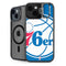 NBA Philadelphia 76ers Large Logo iPhone 14 Plus Kickstand Case