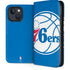 NBA Philadelphia 76ers Large Logo iPhone 15 Folio Case