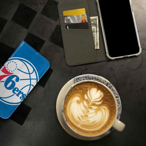 NBA Philadelphia 76ers Large Logo iPhone 15 Pro Max Folio Case