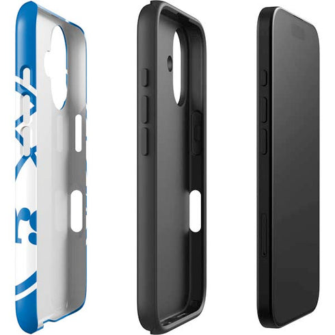 NBA Philadelphia 76ers Large Logo iPhone 16 Impact Case