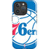 NBA Philadelphia 76ers Large Logo iPhone 16 Pro Impact Case