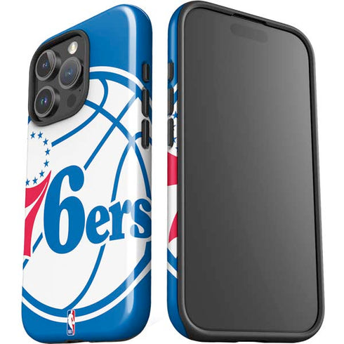 NBA Philadelphia 76ers Large Logo iPhone 16 Pro Impact Case