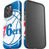 NBA Philadelphia 76ers Large Logo iPhone 16 Pro Impact Case