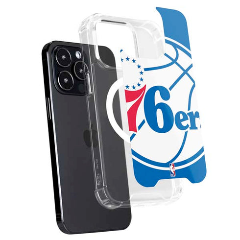 NBA Philadelphia 76ers Large Logo iPhone 16 Pro Max MagSafe Case