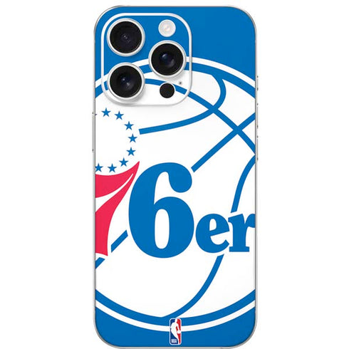 NBA Philadelphia 76ers Large Logo iPhone 16 Pro Skin