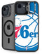 NBA Philadelphia 76ers Large Logo iPhone 16e Kickstand Case