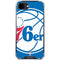 NBA Philadelphia 76ers Large Logo iPhone 16e Clear Case