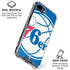 NBA Philadelphia 76ers Large Logo iPhone 16e Clear Case