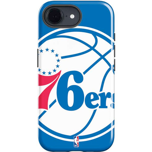 NBA Philadelphia 76ers Large Logo iPhone 16e Impact Case