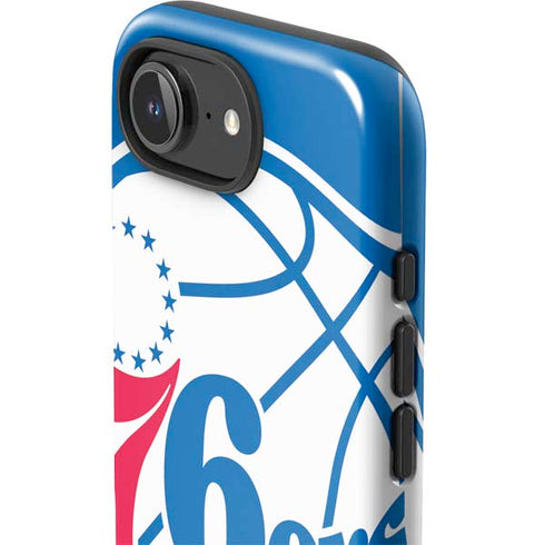 NBA Philadelphia 76ers Large Logo iPhone 16e Impact Case