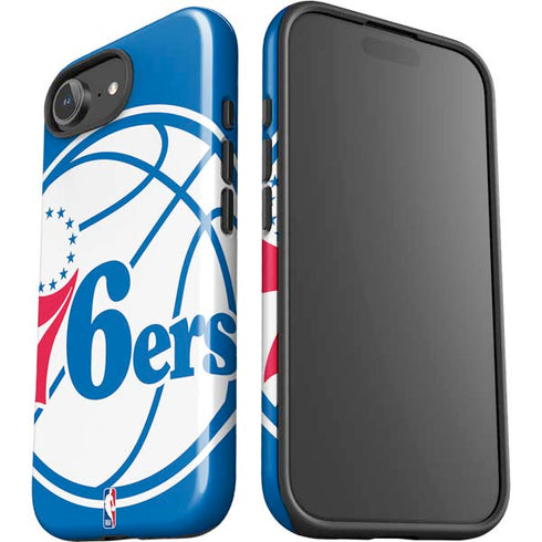 NBA Philadelphia 76ers Large Logo iPhone 16e Impact Case