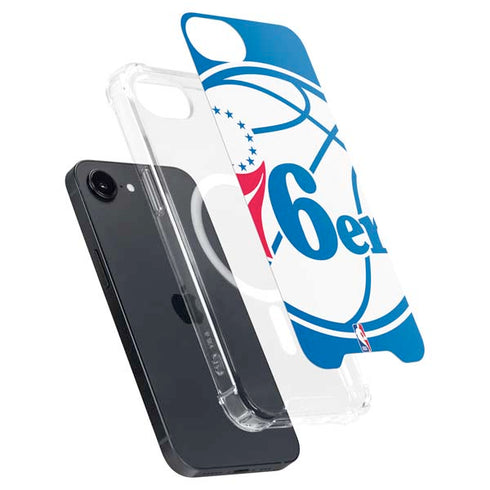 NBA Philadelphia 76ers Large Logo iPhone 16e MagSafe Case