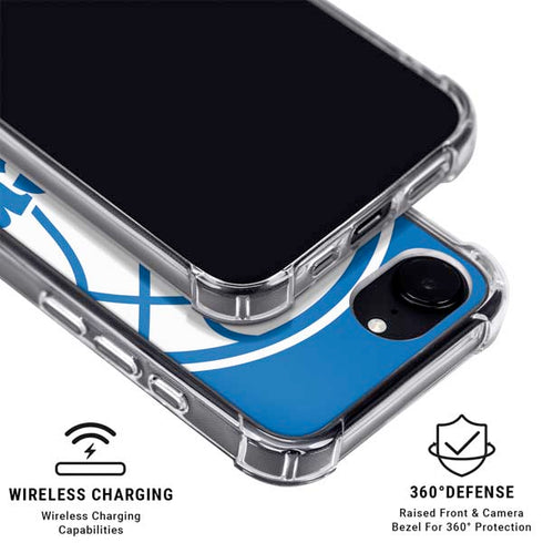 NBA Philadelphia 76ers Large Logo iPhone 16e MagSafe Case