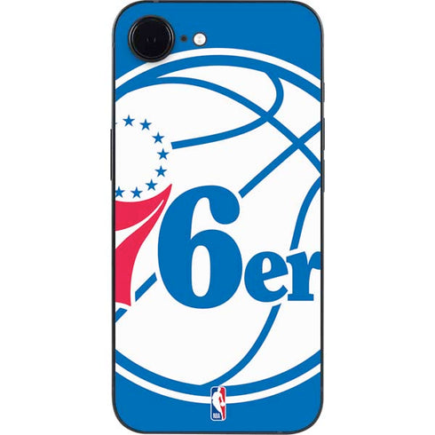 NBA Philadelphia 76ers Large Logo iPhone 16e Skin