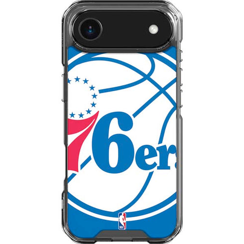 NBA Philadelphia 76ers Large Logo iPhone 17 Air Clear Case
