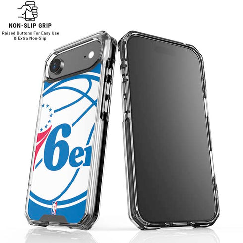 NBA Philadelphia 76ers Large Logo iPhone 17 Air Clear Case