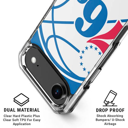 NBA Philadelphia 76ers Large Logo iPhone 17 Air MagSafe Case