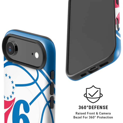 NBA Philadelphia 76ers Large Logo iPhone 17 Air Magsafe Impact Case