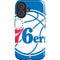 NBA Philadelphia 76ers Large Logo iPhone 17 Magsafe Impact Case