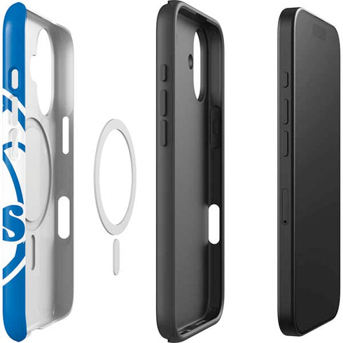 NBA Philadelphia 76ers Large Logo iPhone 17 Magsafe Impact Case