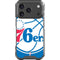 NBA Philadelphia 76ers Large Logo iPhone 17 Pro Clear Case