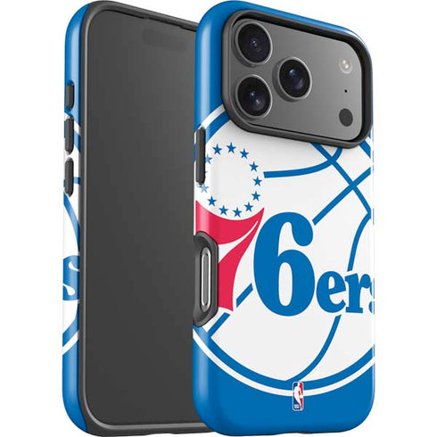 NBA Philadelphia 76ers Large Logo iPhone 17 Pro Impact Case