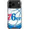 NBA Philadelphia 76ers Large Logo iPhone 17 Pro Max Clear Case