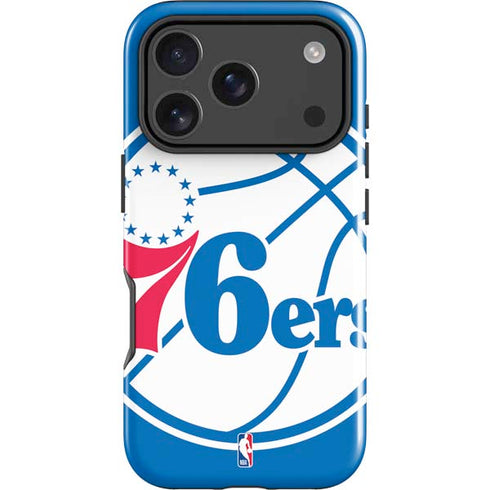 NBA Philadelphia 76ers Large Logo iPhone 17 Pro Max Impact Case