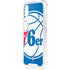 NBA Philadelphia 76ers Large Logo iPhone XS Clear Case