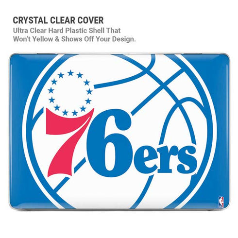 NBA Philadelphia 76ers Large Logo MacBook Pro 14in (2021-24) Case plus Skin