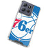 NBA Philadelphia 76ers Large Logo Moto G 5G (2025) Clear Case