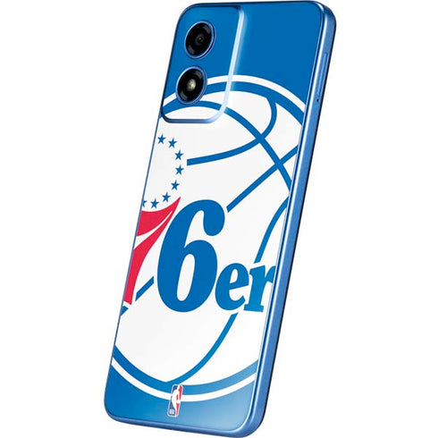 NBA Philadelphia 76ers Large Logo Moto G Play 4G (2024) Skin