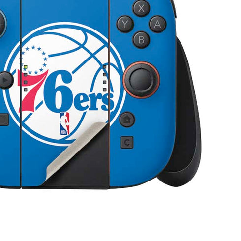 NBA Philadelphia 76ers Large Logo Nintendo Switch 2 (2025) Joy-Con Controller Skin