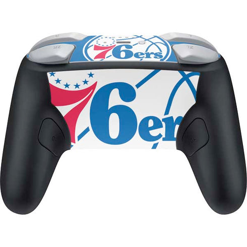 NBA Philadelphia 76ers Large Logo Nintendo Switch 2 (2025) Pro Controller Skin