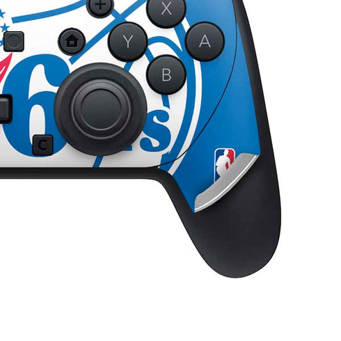 NBA Philadelphia 76ers Large Logo Nintendo Switch 2 (2025) Pro Controller Skin