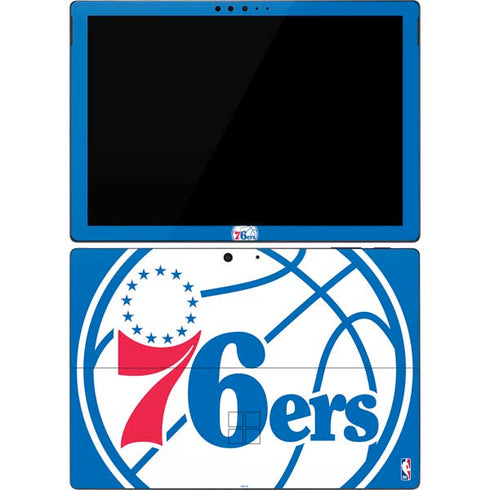 NBA Philadelphia 76ers Large Logo Surface Pro 7 Skin