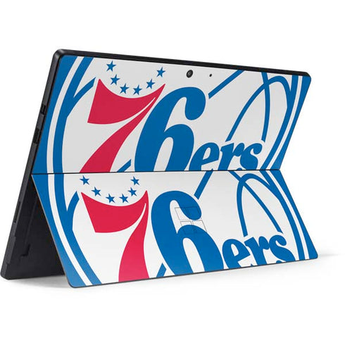 NBA Philadelphia 76ers Large Logo Surface Pro 7 Skin