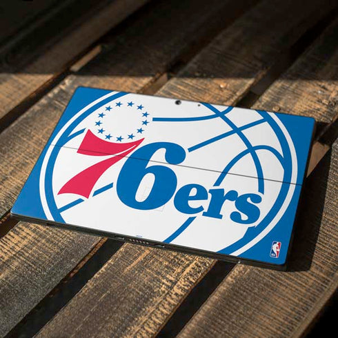 NBA Philadelphia 76ers Large Logo Surface Pro 7 Skin