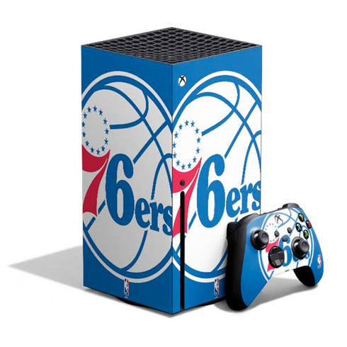 NBA Philadelphia 76ers Large Logo Xbox Series X Bundle Skin