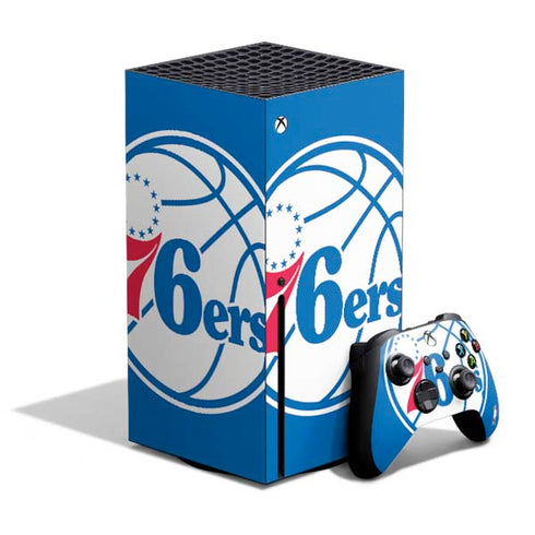 NBA Philadelphia 76ers Large Logo Xbox Series X Skins