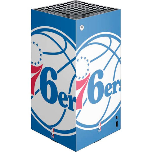 NBA Philadelphia 76ers Large Logo XBox Series X Digital Edition Console Skin