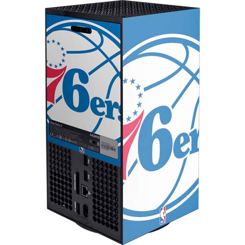 NBA Philadelphia 76ers Large Logo XBox Series X Digital Edition Console Skin