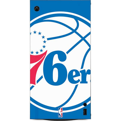NBA Philadelphia 76ers Large Logo XBox Series X Digital Edition Console Skin