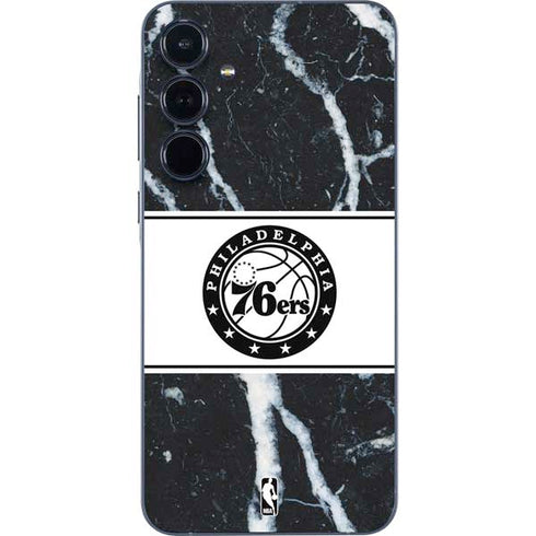 NBA Philadelphia 76ers Marble Galaxy A55 5G Skin